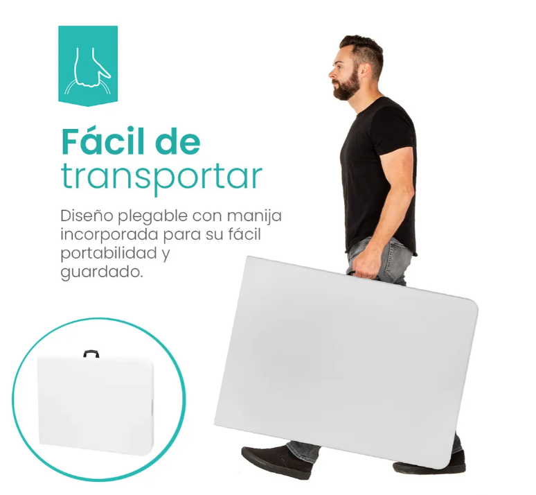 Mesa de exterior 180 de plástico