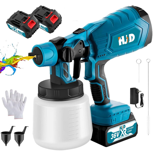 Pistola de Pintura Eléctrica con 2 Batería